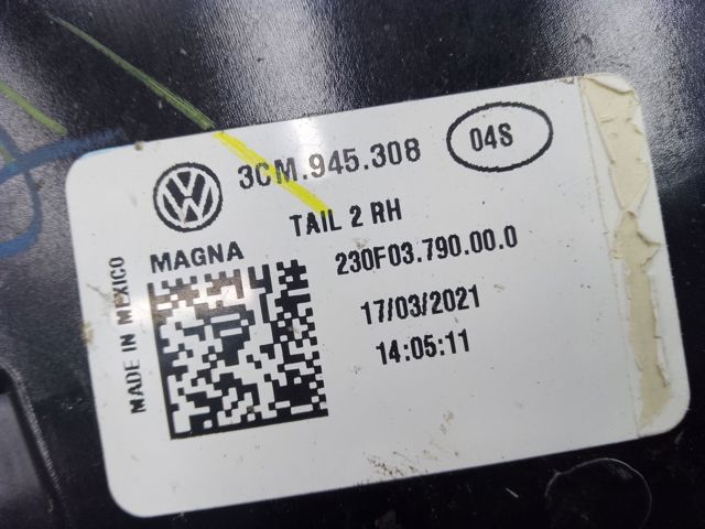 3CM945308 Фонарь задний правый внутренний купить Кривой Рог