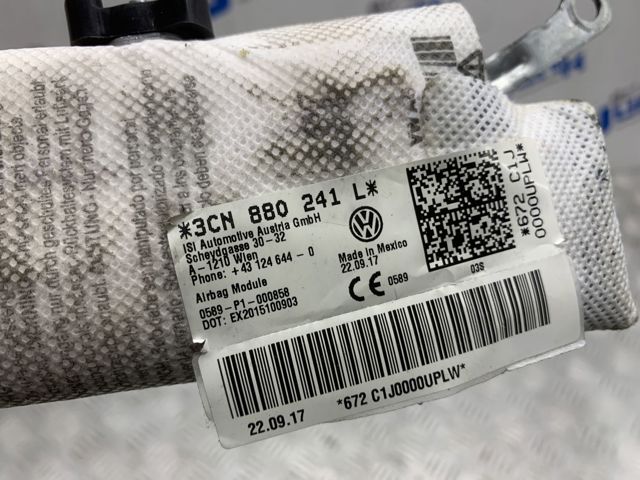 VAG 3CN880241L Подушка безопасности (AIRBAG) спинки сиденья левого в наличии Кривой Рог