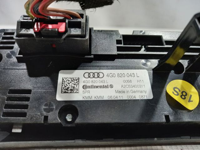 4G0820043L VAG Блок управления режимами отопления/кондиционирования купить в Ровно