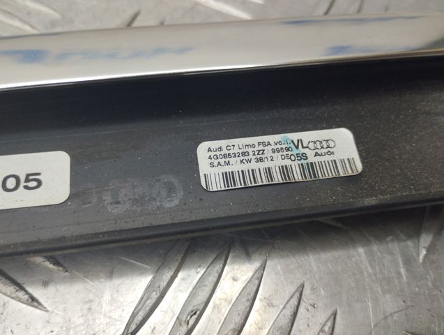 VAG 4G08532832ZZ Молдинг опускного стекла двери передней левой в наличии Житомир