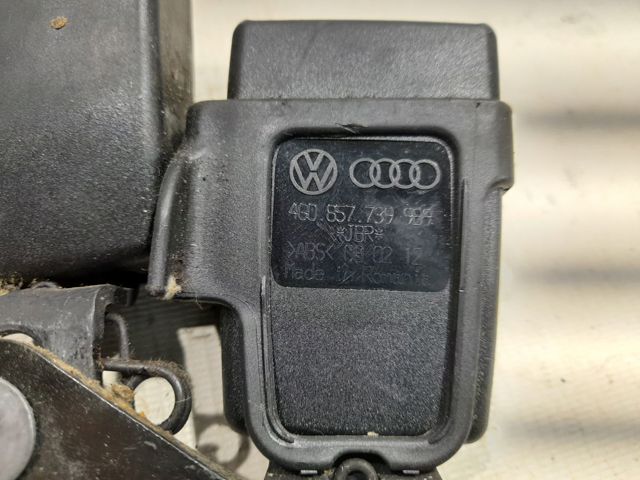Рычаг (замок) фиксации ремня безопасности задний левый 4G0857739 VAG