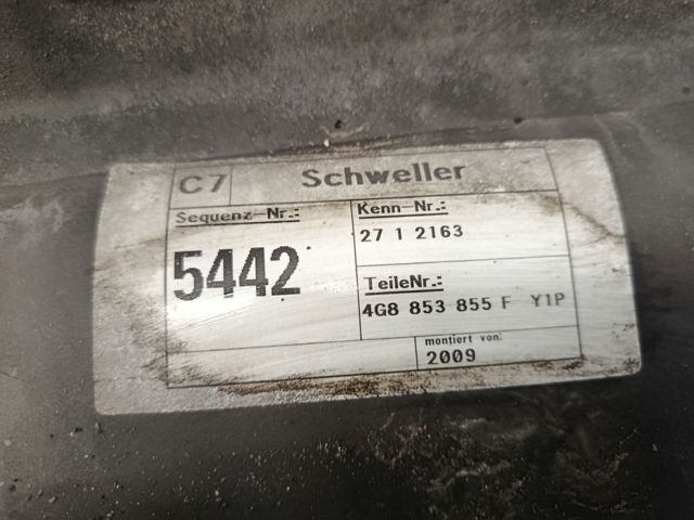 VAG 4G8853855DGRU Накладка (молдинг) порога наружная левая в наличии Черновцы