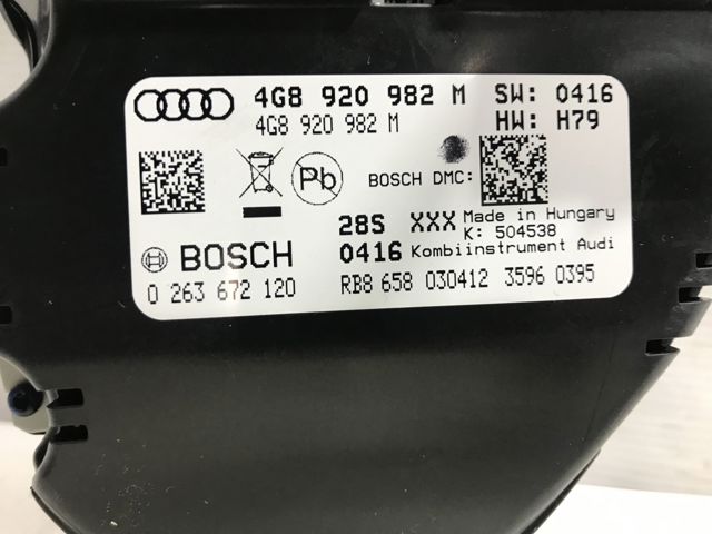 4G8920982M Приборная доска (щиток приборов) купить Днепр
