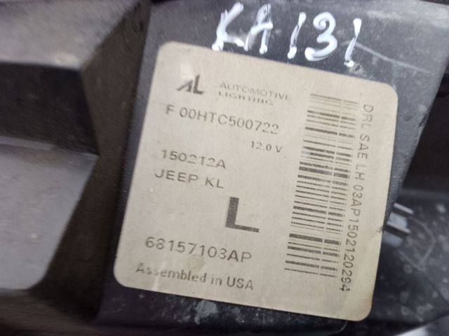 Фара левая передняя 68157103AP CHRYSLER