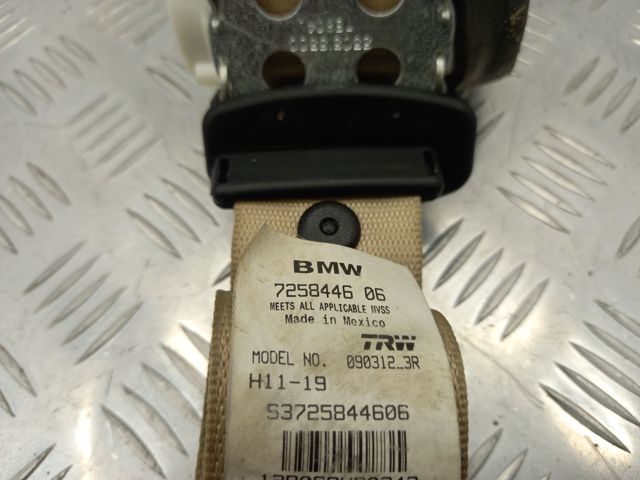 72117258446 BMW Ремень безопасности задний левый купить в Киев