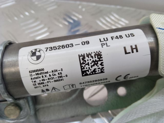 Подушка безопасности, боковая, левая 72127352603 BMW