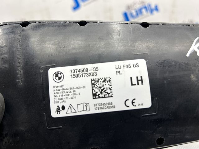 Подушка сиденья водителя (и переднего сиденья) 72127374509 BMW