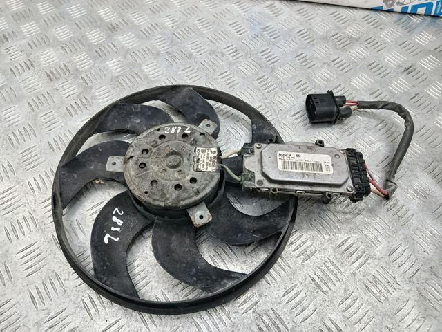 VAG 7L0959455F Электровентилятор охлаждения в сборе (мотор+крыльчатка) левый в наличии Полтава