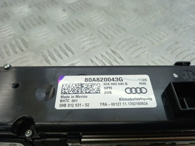 Механизм управления кондиционером 80A820043N5PR VAG