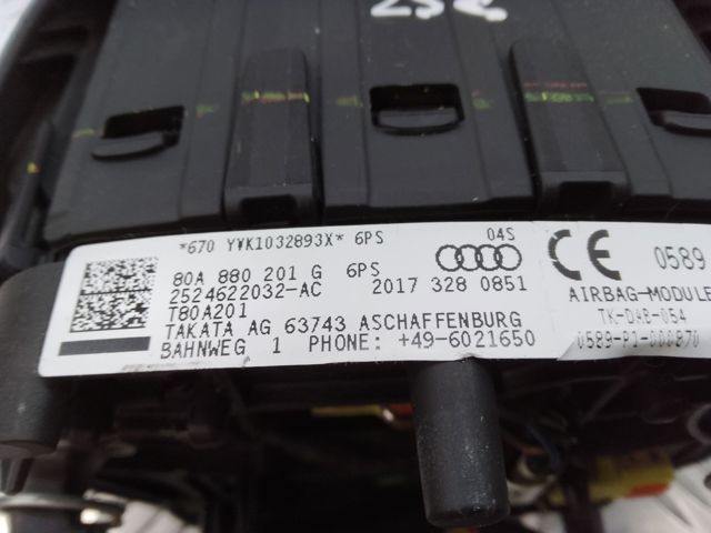 Подушка в руле 80A880201G6PS VAG