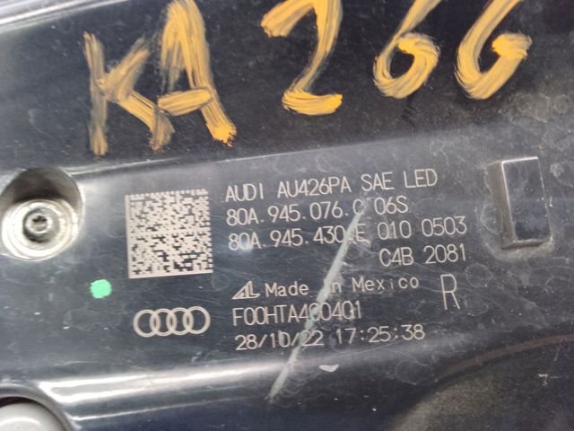 80A945076C VAG Фонарь задний правый купить в Винница