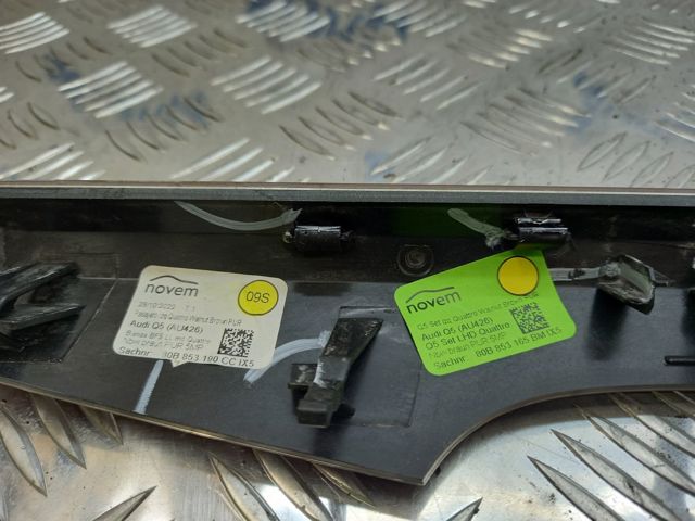Молдинг (накладка) приборной панели "торпедо", правый 80B853190CCIX5 VAG