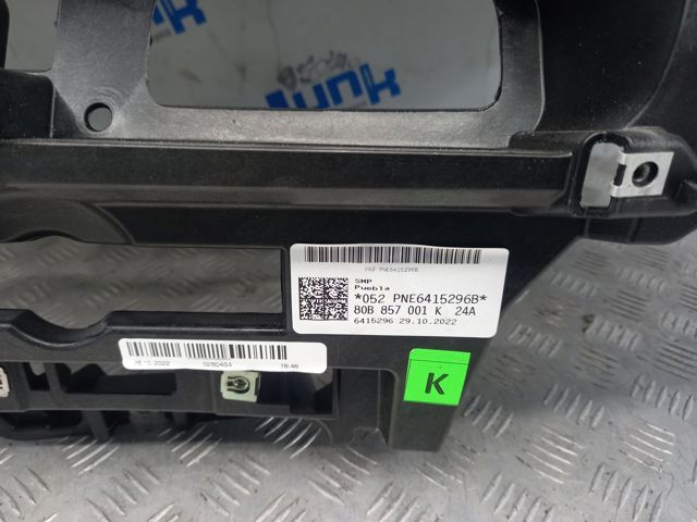 Панель передняя "торпедо" 80B857001K24A VAG