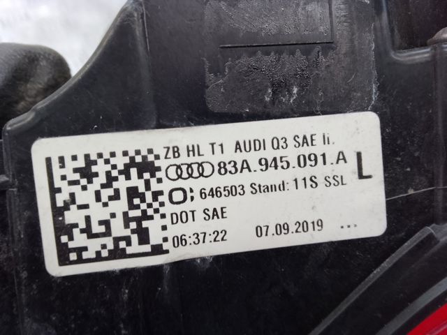 83A945091A Фонарь задний левый внешний купить Львов