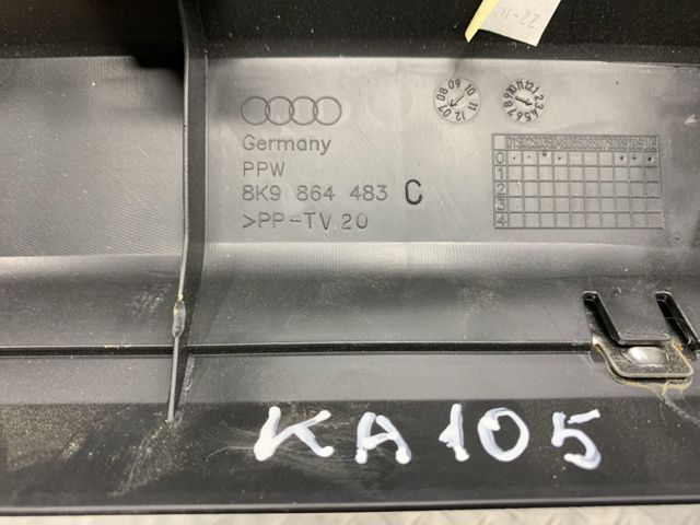 Изоляция термошумовая задка кузова 8K9864483C VAG