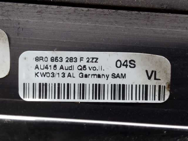 VAG 8R0853283F2ZZ Молдинг опускного стекла двери передней левой в наличии Сумы