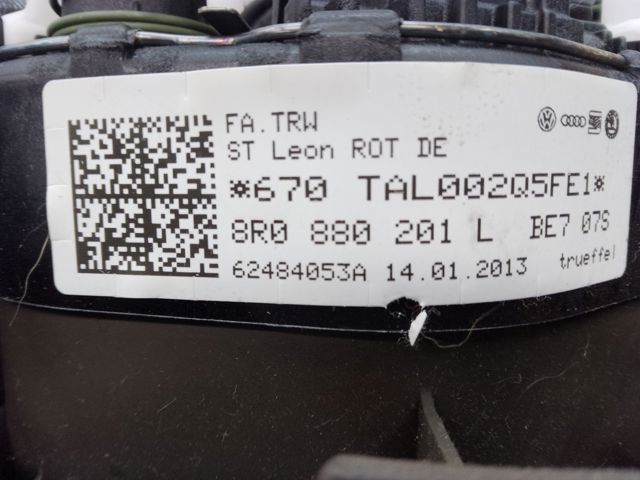 8R0880201LBE7 VAG Подушка безопасности водителя купить в Хмельницкий