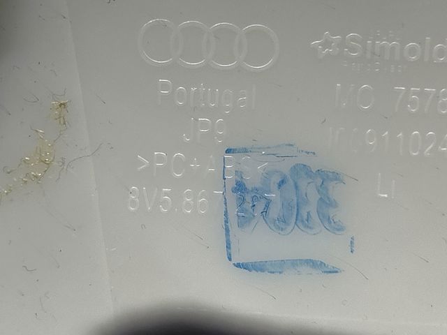 Обшивка стойки кузова внутренняя, задняя левая 8V5867287ODD VAG