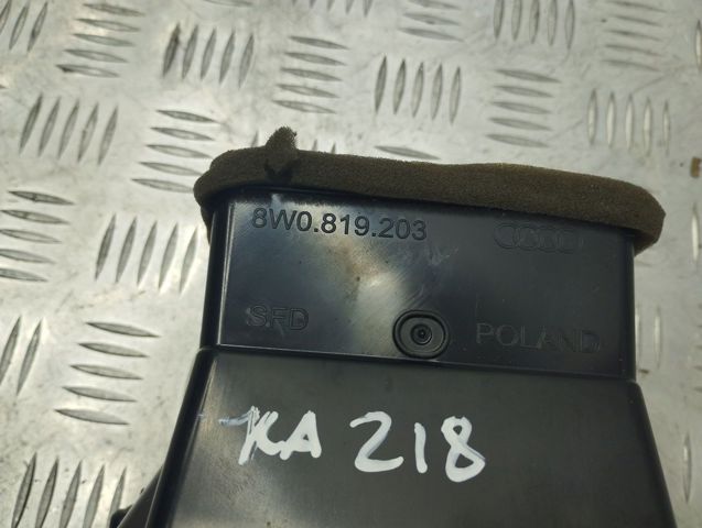 8W0819203B6PS VAG Решетка вентиляции салона в подлокотнике задняя купить в Сумы