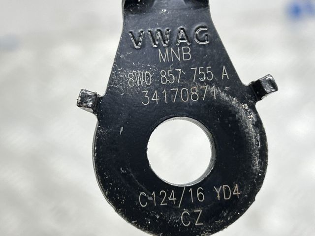 VAG 8W0857755AMNB Рычаг (замок) фиксации ремня безопасности передний в наличии Павлоград