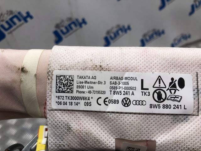 8W5880241L VAG Подушка безопасности (AIRBAG) спинки сиденья левого купить в Каменское