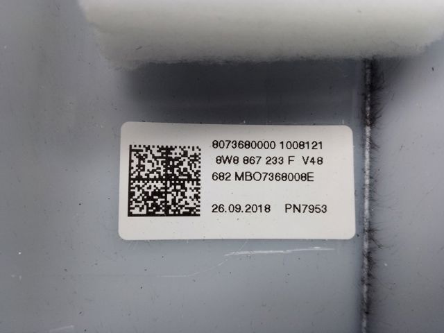 8W8867233FV48 VAG Обшивка стойки кузова внутренняя передняя левая купить в Черновцы