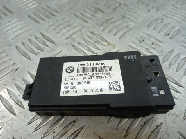 9216468 BMW Модуль управления (ЭБУ) переднего сидения купить в Кривой Рог