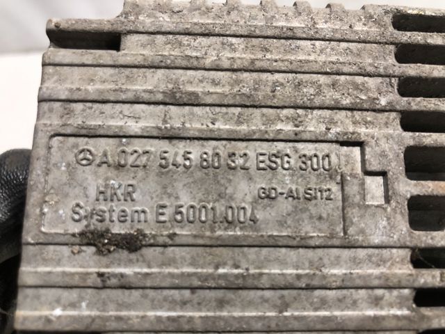 Регулятор оборотов вентилятора, блок управления A0275458032 MERCEDES