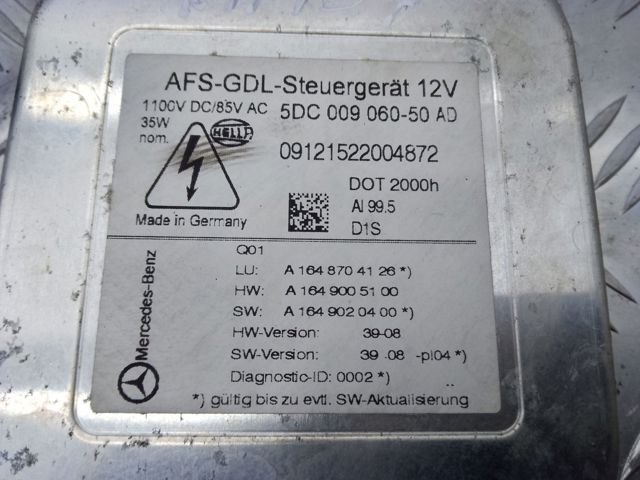 ЭБУ управления адаптивного освещения правой фары A1648704126 MERCEDES