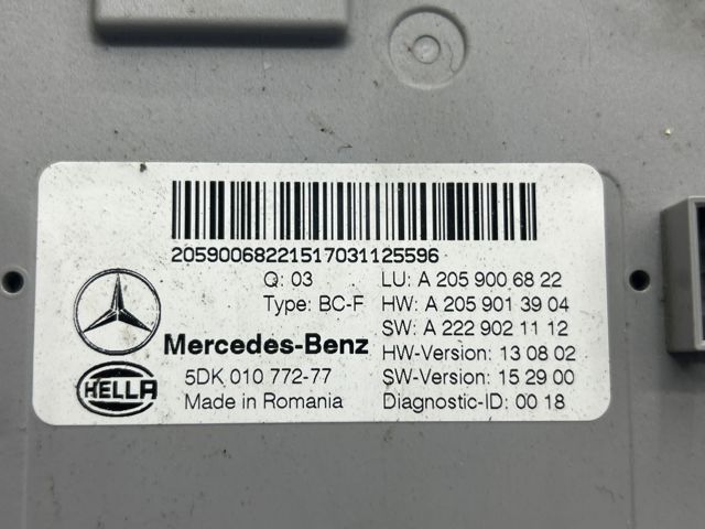 Блок управления сигналами SAM A2059006822 MERCEDES
