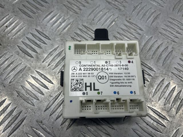 Блок комфорта задней двери A2229001814 MERCEDES