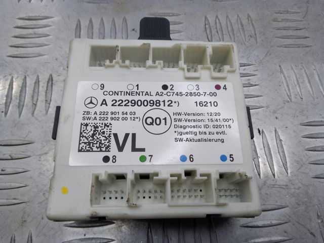 Блок комфорта передней двери A2229009812 MERCEDES