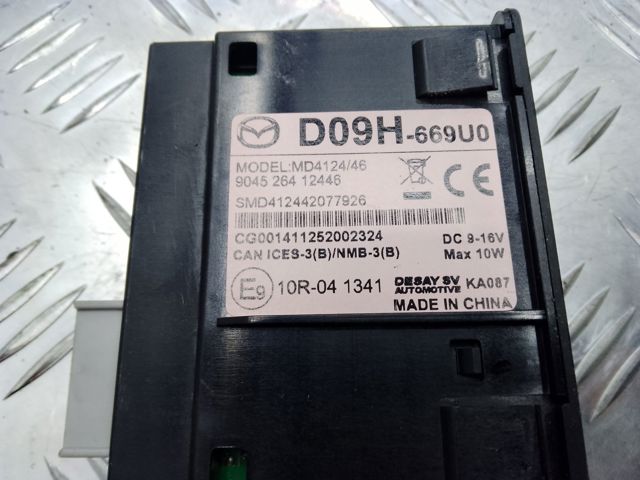 Блок управления мультимедийный D09H669U0 MAZDA
