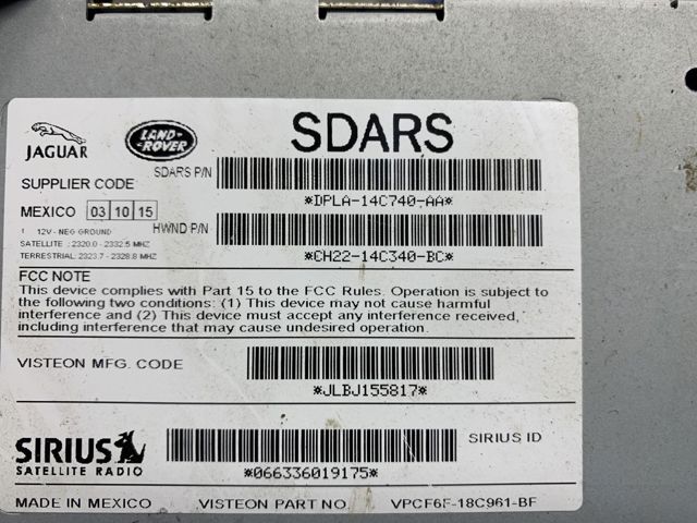 LAND ROVER DPLA14C740AA в наличии Кривой Рог