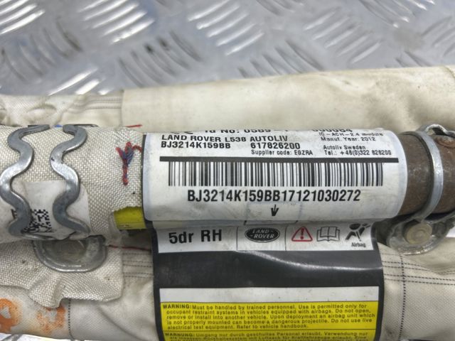 LR026028 LAND ROVER Подушка безопасности (AIRBAG) шторка боковая правая купить в Черкассы