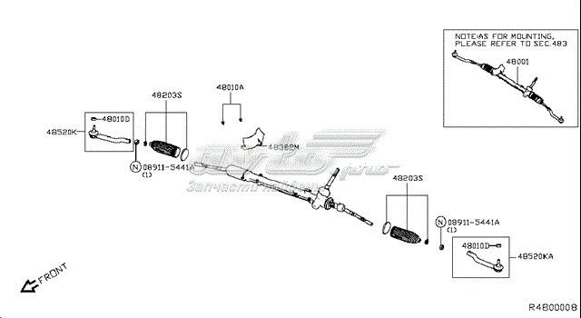 Nissan 48001 4ba0a