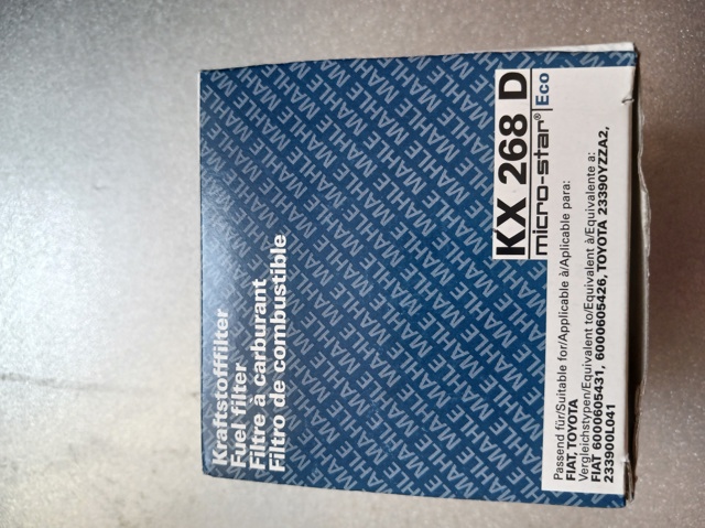 Фильтр-отстойник топлива грубой очистки KX268D MAHLE
