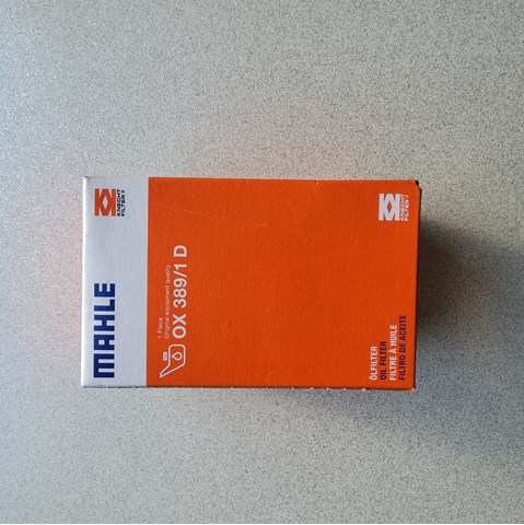MAHLE OX3891D Фильтр масляный в наличии Запорожье