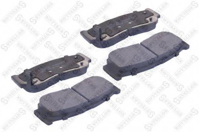 Колодки тормозные дисковые комплект 000001BSX STELLOX