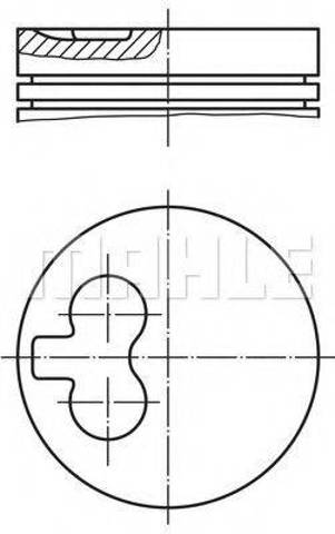 Поршня, 2-й ремонт 0098802 MAHLE