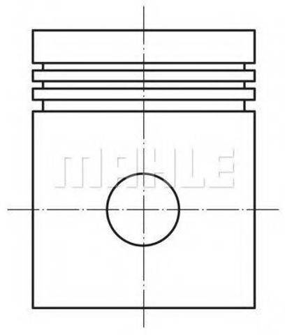 Поршня, 2-й ремонт 0156102 MAHLE