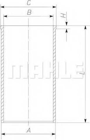 Поршневая гильза 021WV36 MAHLE