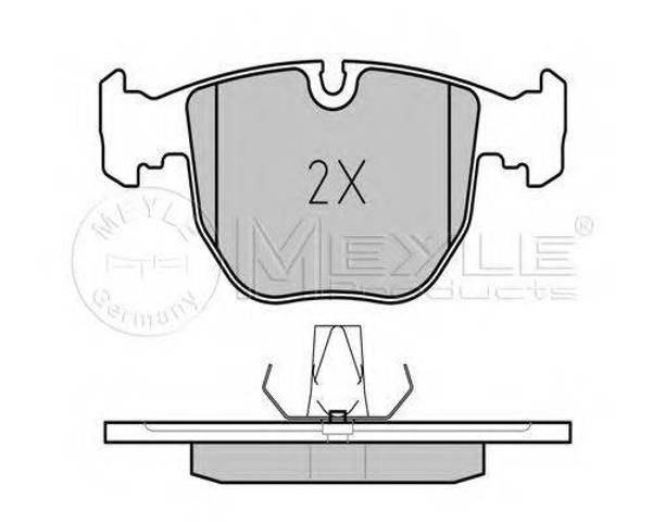 Колодки тормозные 0252148619PD MEYLE