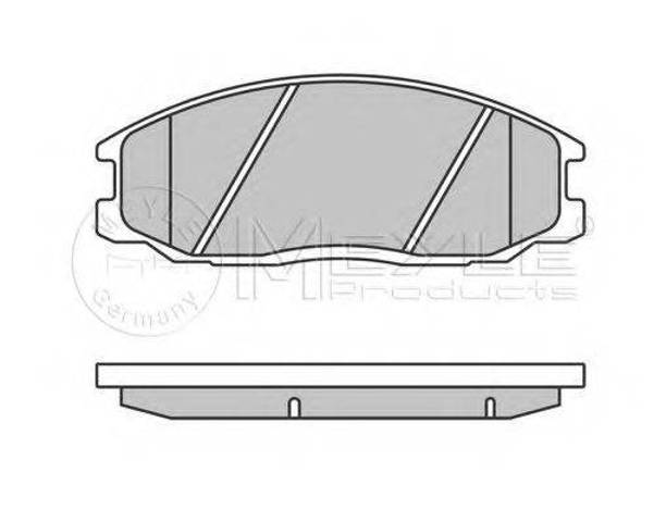 Колодки тормозные передние дисковые 0252356916W MEYLE