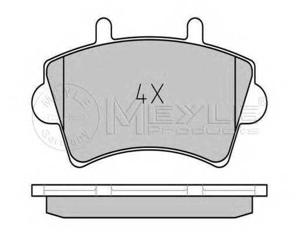 Колодки 0252361318 MEYLE