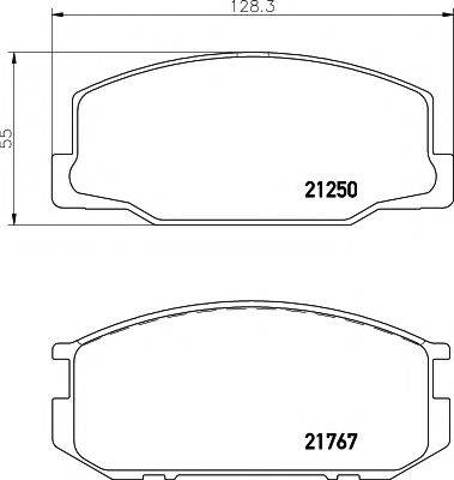 Тормозные колодки 0446528151 TOYOTA