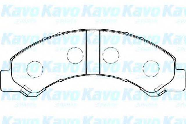 Колодки тормозные дисковые комплект 0446537091 TOYOTA