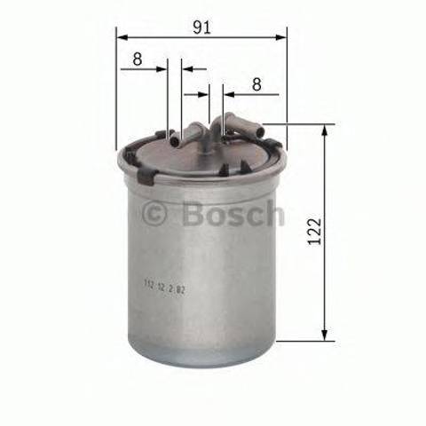 Фильтр тонкой очистки топлива 0450906464 BOSCH