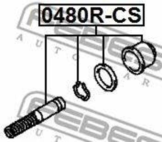 Ремкомплект главного цилиндра сцепления 0480RCS FEBEST