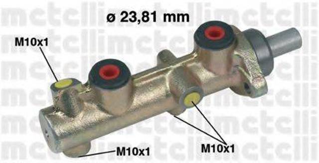 Цилиндр тормозной, главный 050203 METELLI